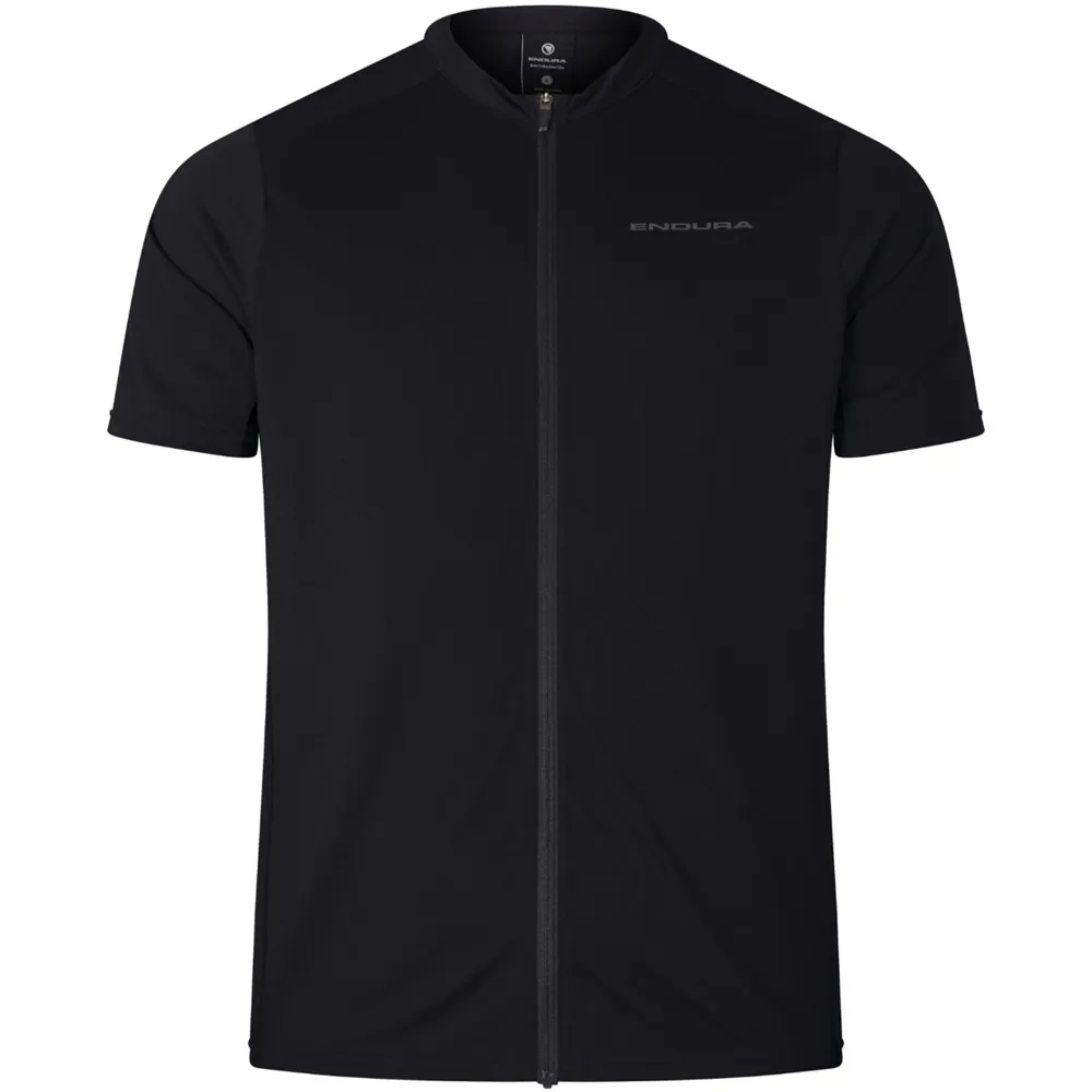 uPRISE Bikes Endura Loop Men's Zipped Short Sleeve Jersey - Black | Price match, 365 day return s, 18-Month Warranty, Finance Available & Free UK Delivery