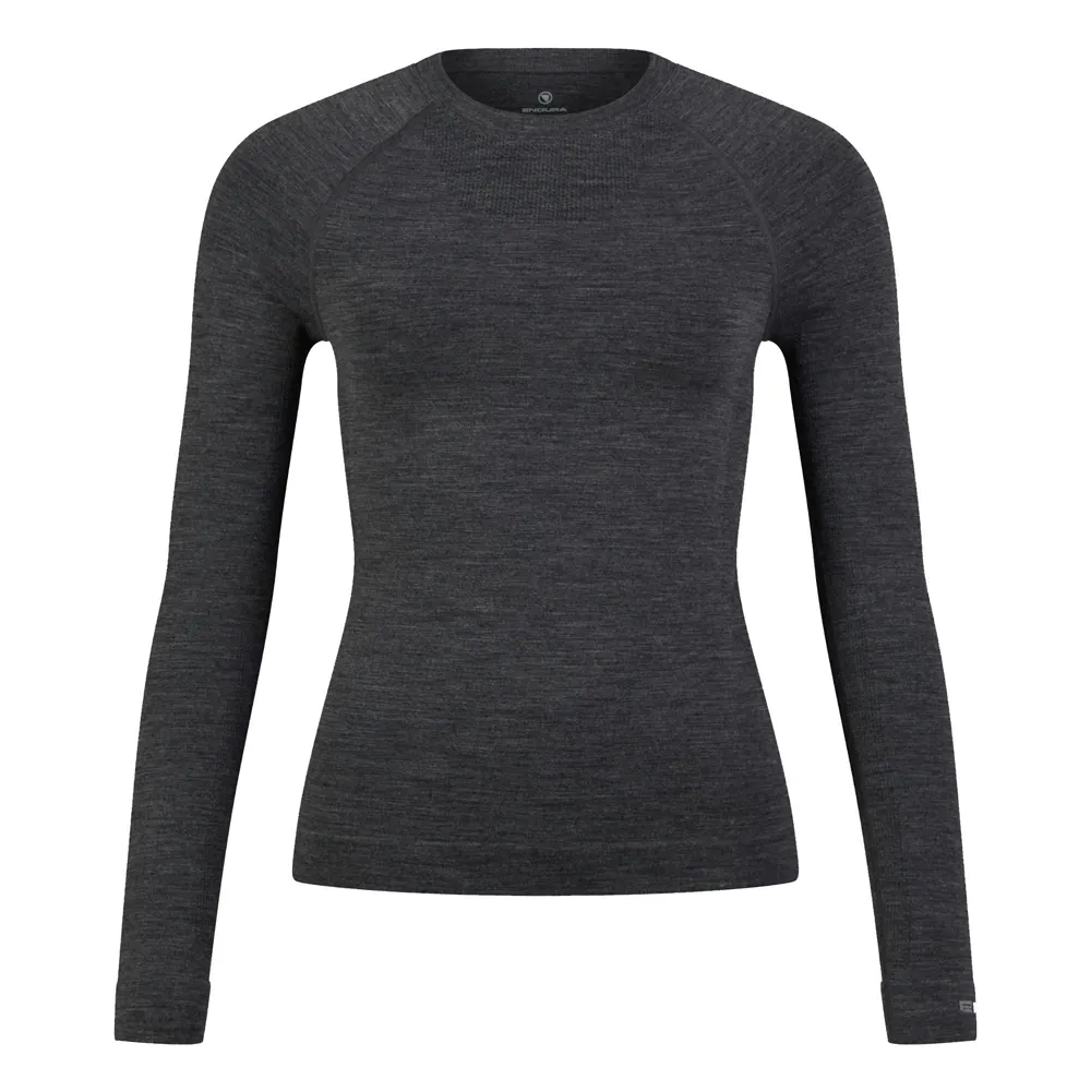 uPRISE Bikes Endura BaaBaa Pro Women's Long Sleeve Base Layer - Grey | Price match, 365 day returns, 18-Month Warranty, Finance Available & Free UK Delivery