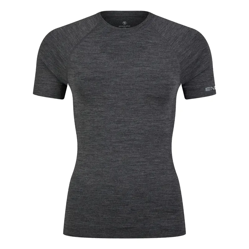 Endura BaaBaa Pro Women's Short Sleeve Base Layer - Grey