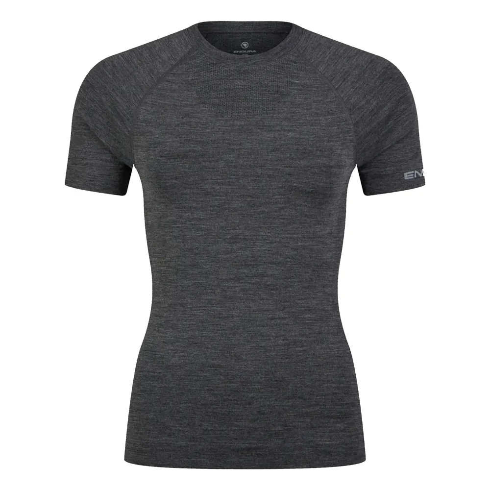 uPRISE Bikes Endura BaaBaa Pro Women's Short Sleeve Base Layer - Grey | Price match, 365 day returns, 18-Month Warranty, Finance Available & Free UK Delivery