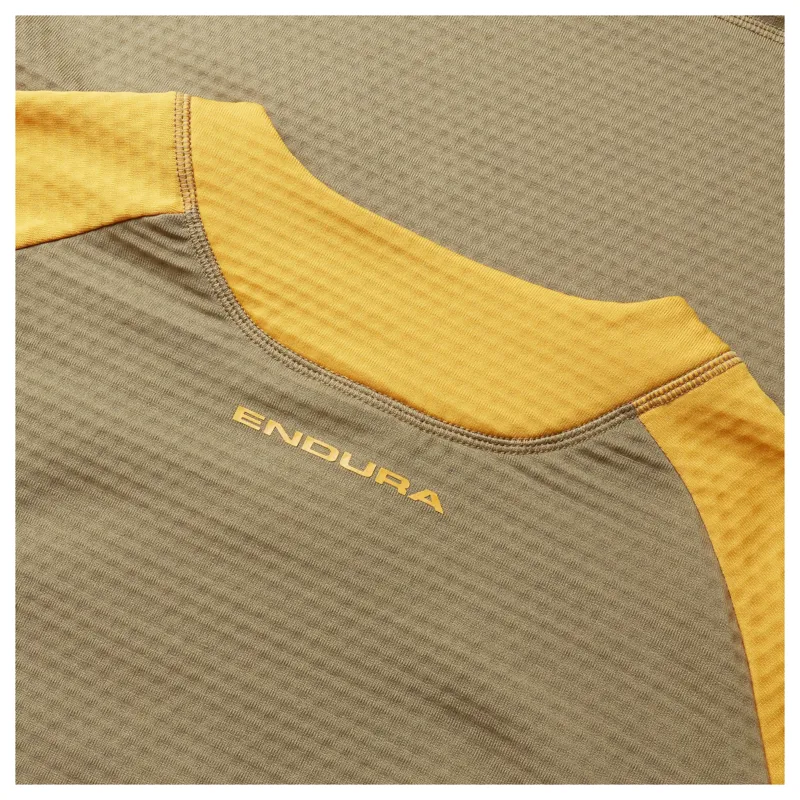 Endura SingleTrack Men's Crew Fleece - Tweed Green-2