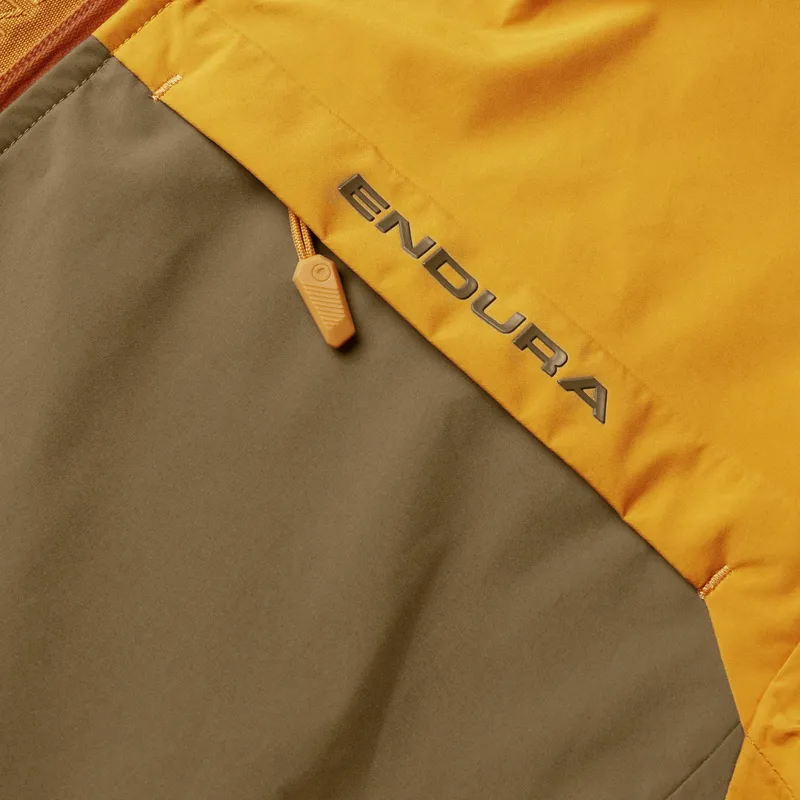 Ensdura SingleTrack Waterproof Men's Jacket - Mustard Yellow-2