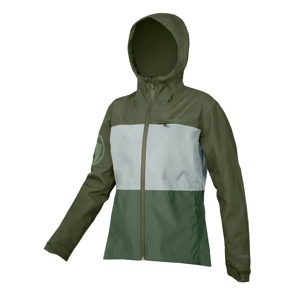 uPRISE Bikes Endura SingleTrack Waterproof Women's Jacket - Ghille Green | Price match, 365 day returns, 18-Month Warranty, Finance Available & Free UK Delivery