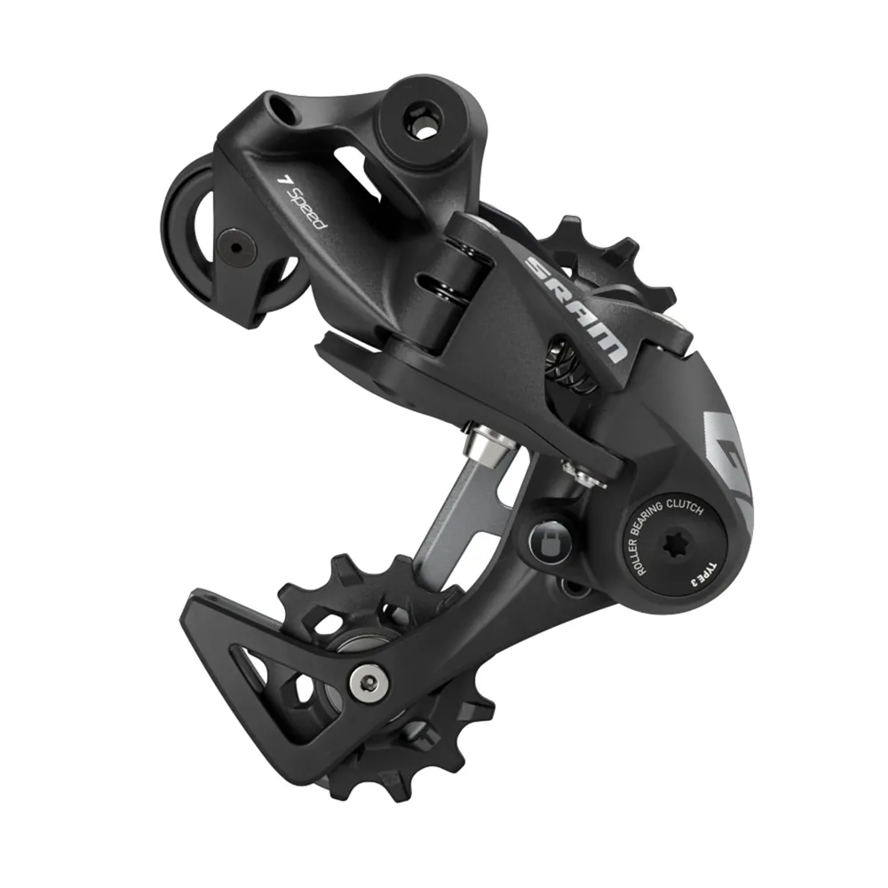 uPRISE Bikes Sram GXDH 7-Speed Medium Cage A3 Rear Derailleur - Black | Price match, 365 day return s, 18-Month Warranty, Finance Available & Free UK Delivery