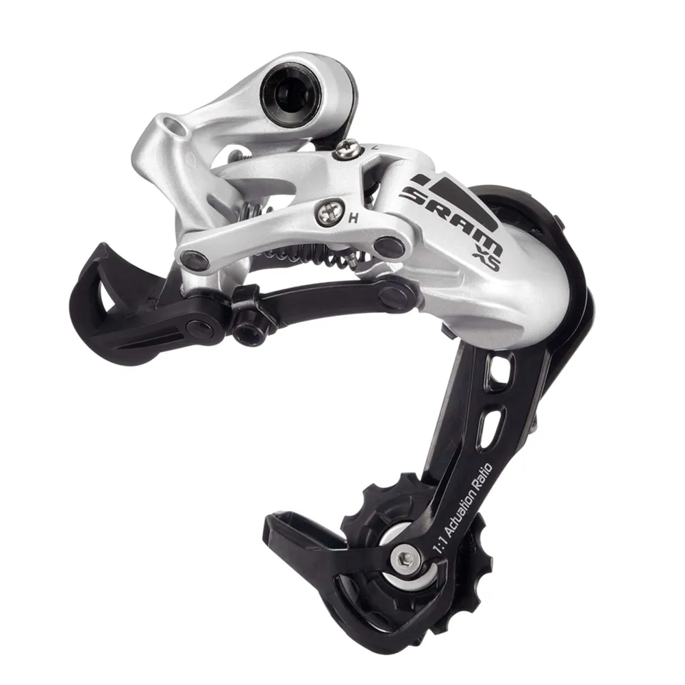 uPRISE Bikes Sram X5 8-9 Speed Rear Derailleur - Silver | Price match, 365 day return s, 18-Month Warranty, Finance Available & Free UK Delivery