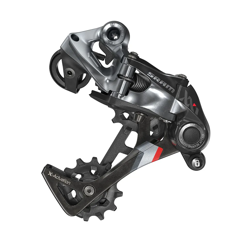 uPRISE Bikes Sram XX1 Type 2.1 11 Speed - Rear Derailleur - Grey/Red | Price match, 365 day return s, 18-Month Warranty, Finance Available & Free UK Delivery