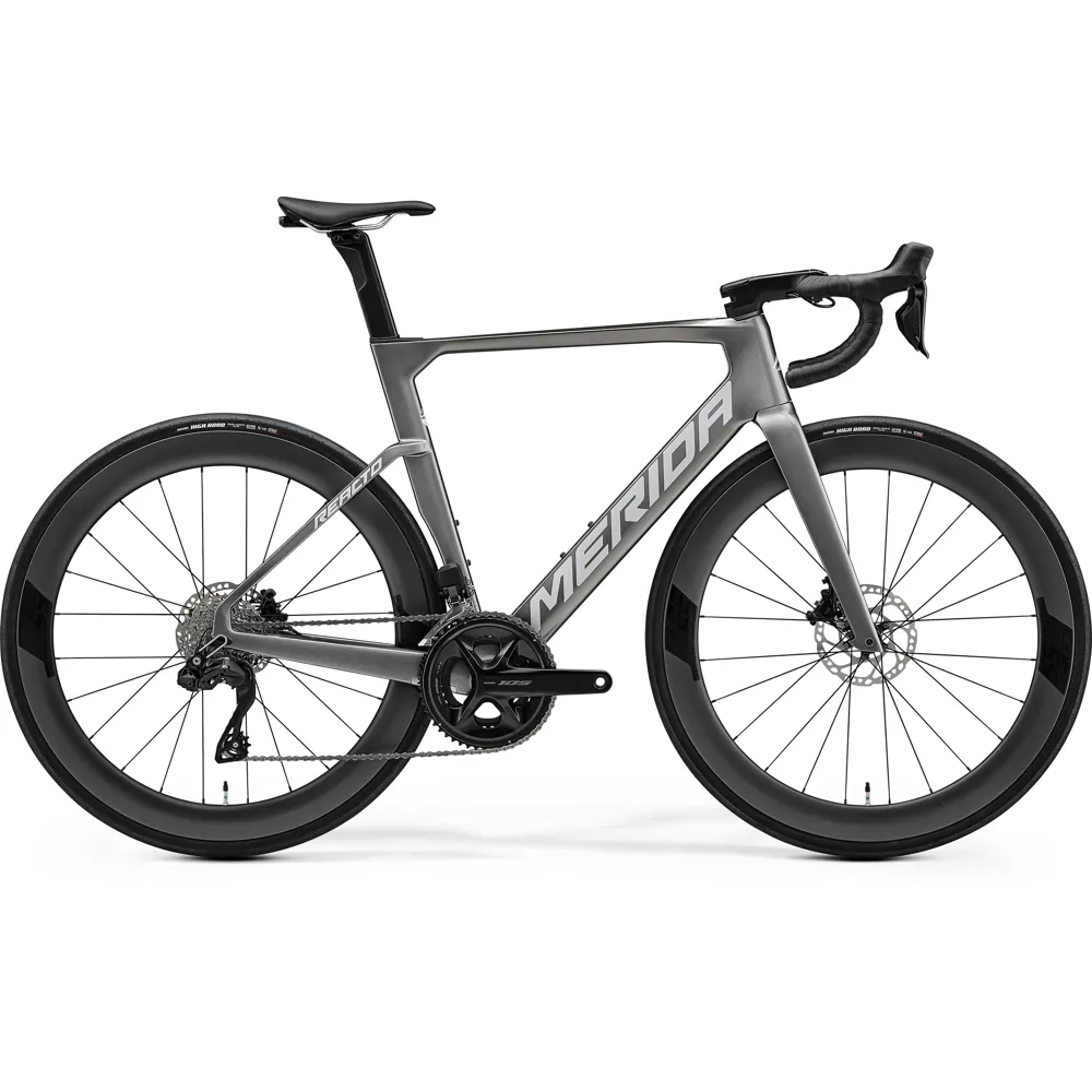 uPRISE Bikes Merida Reacto 6000 2025 Road Bike - Metal Grey/Silver | Price match, 365 day return s, 18-Month Warranty, Finance Available & Free UK Delivery