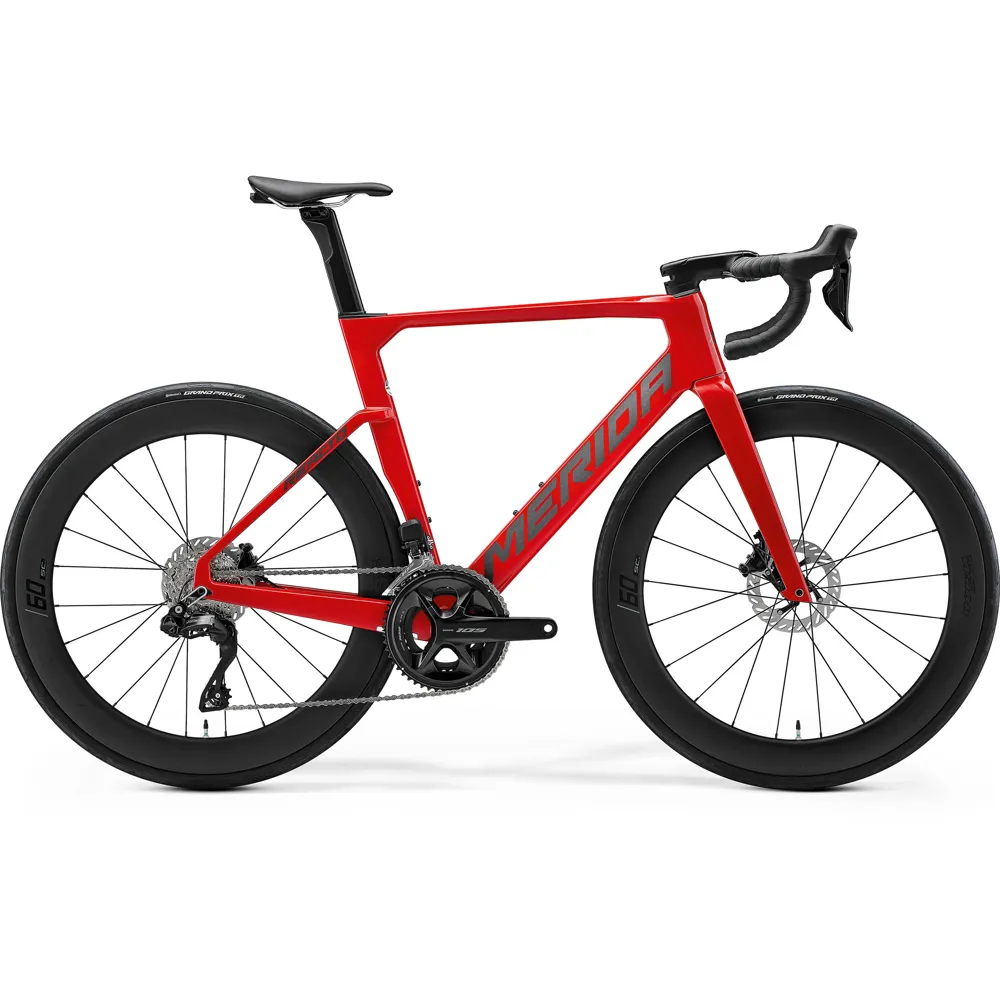 uPRISE Bikes Merida Reacto 6000 2026 Carbon Aero Road Bike - Dark Race Red | Price match, 365 day return s, 18-Month Warranty, Finance Available & Free UK Delivery