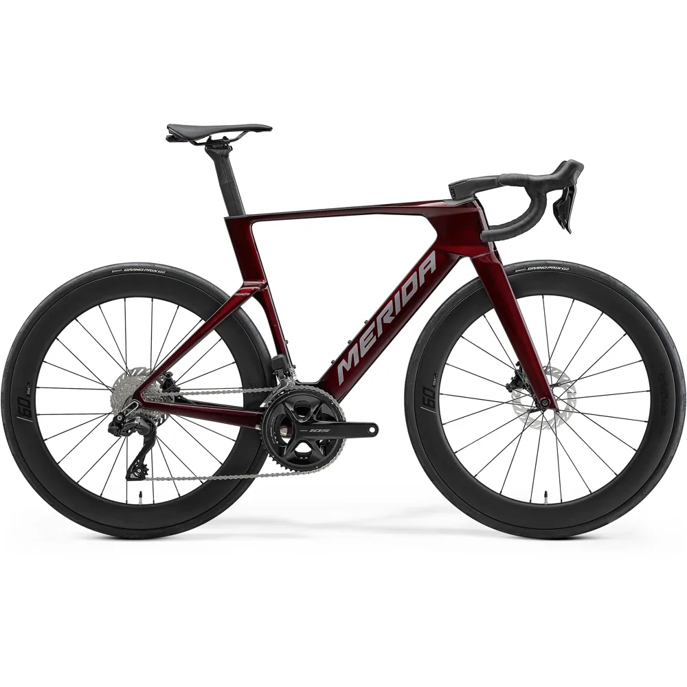 uPRISE Bikes Merida Reacto 6000 2027 Carbon Aero Road Bike - Passion Red | Price match, 365 day returns, 18-Month Warranty, Finance Available & Free UK Delivery