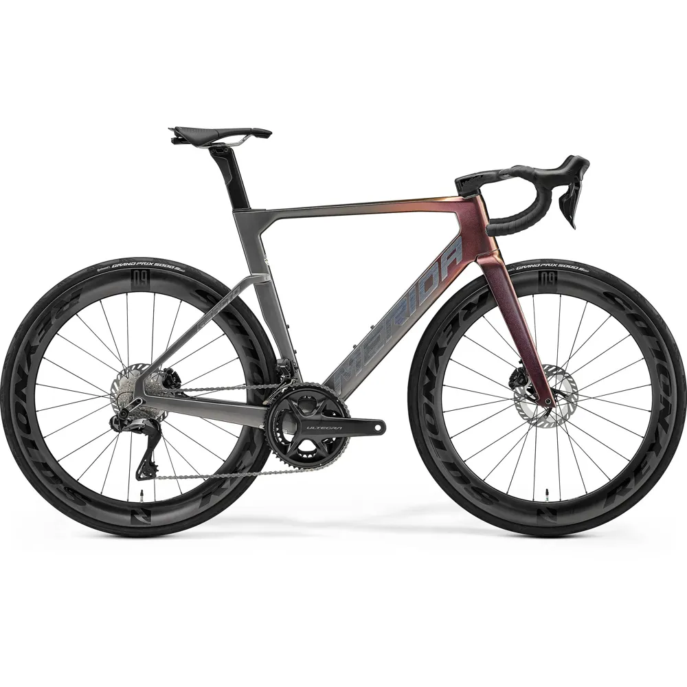 uPRISE Bikes Merida Reacto 8000 2026 Carbon Aero Road Bike - Rainbow | Price match, 365 day return s, 18-Month Warranty, Finance Available & Free UK Delivery