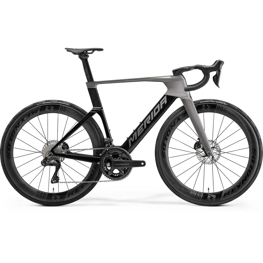 uPRISE Bikes Merida Reacto 9000 2027 Carbon Aero Road Bike - Slate Grey/Black | Price match, 365 day returns, 18-Month Warranty, Finance Available & Free UK Delivery