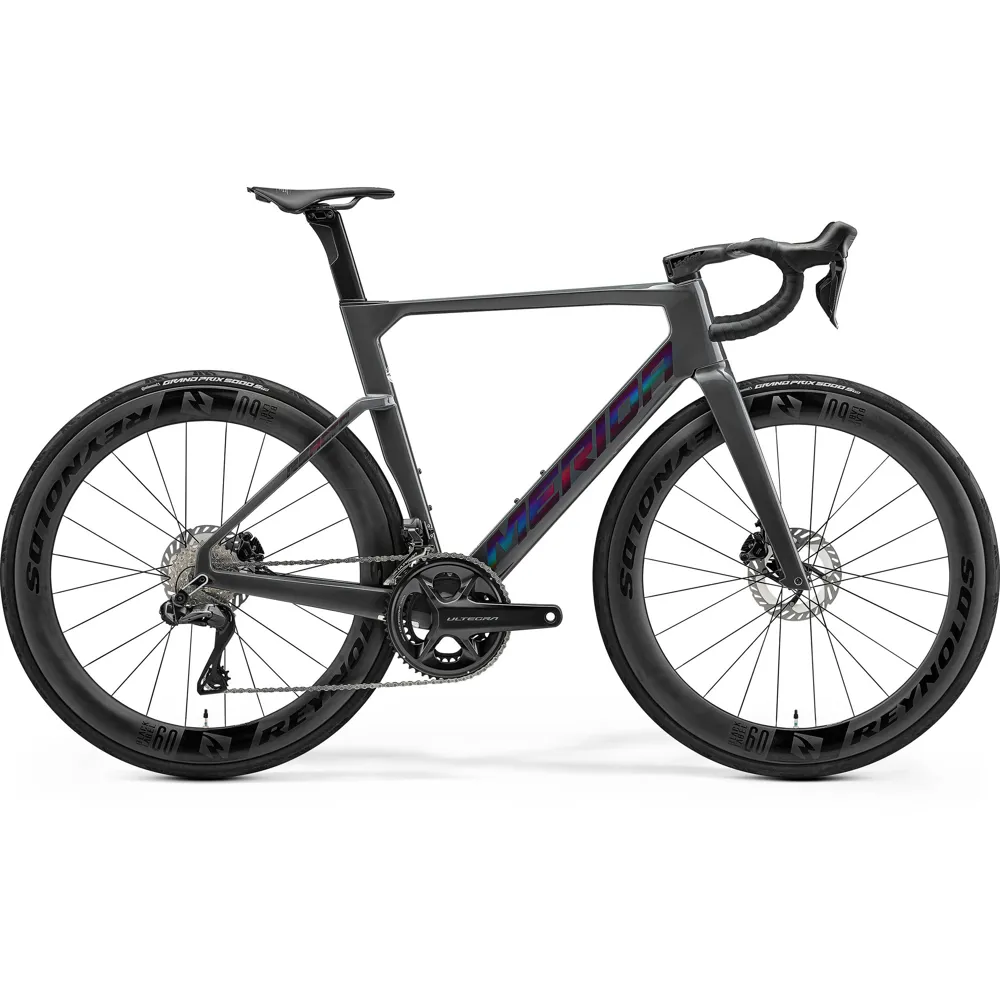 uPRISE Bikes Merida Reacto 9000 2026 Carbon Aero Road Bike - Cool Grey | Price match, 365 day return s, 18-Month Warranty, Finance Available & Free UK Delivery