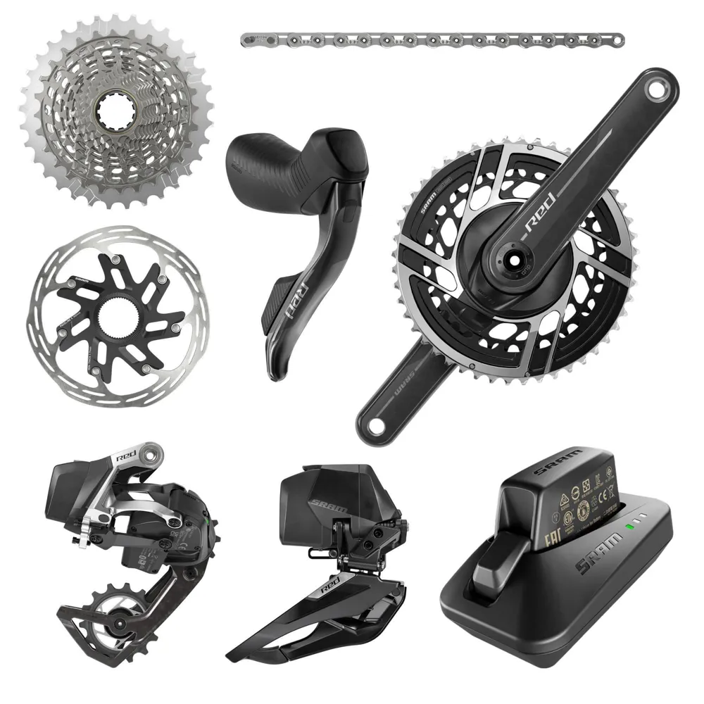 uPRISE Bikes Sram SRAM RED AXS E1 2X Powermeter Groupset - 50/37T 10-33T | Price match, 365 day returns, 18-Month Warranty, Finance Available & Free UK Delivery