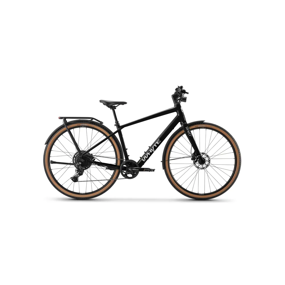 uPRISE Bikes Whyte Bikes Whyte RheO 3 2025 Electric Hybrid Bike - Black/Silver | Price match, 365 day return s, 18-Month Warranty, Finance Available & Free UK Delivery