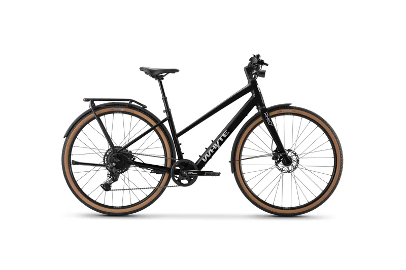 Whyte RheO 3 Step-Through 2025 Electric Hybrid Bike - Black/Silver