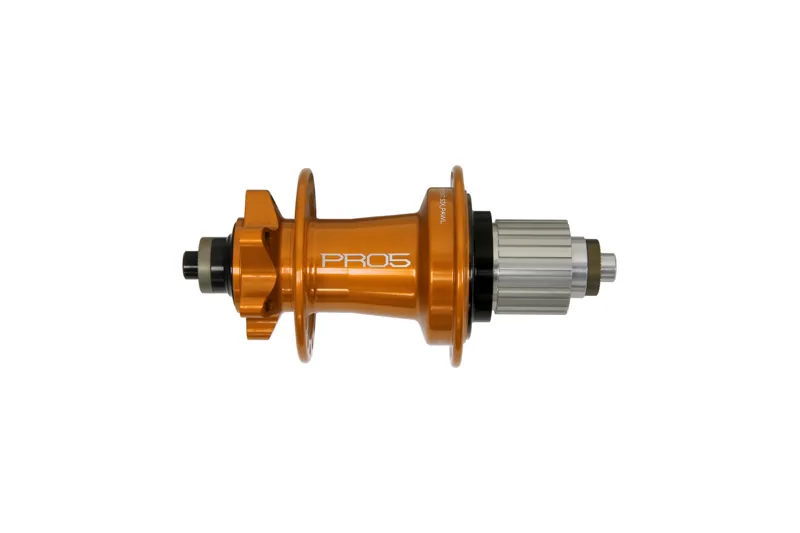 Hope Pro 5 28H 135mm QR 6-Bolt Rear Hub - Orange
