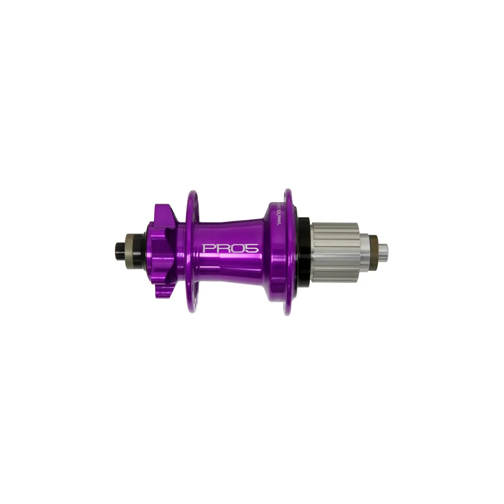 uPRISE Bikes Hope Pro 5 32H 135mm QR 6-Bolt Rear Hub - Purple | Price match, 365 day return s, 18-Month Warranty, Finance Available & Free UK Delivery
