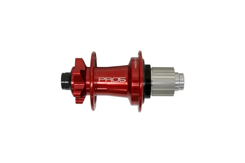 Hope Pro 5 32H 135mm 12mm 6-Bolt Rear Hub - Red
