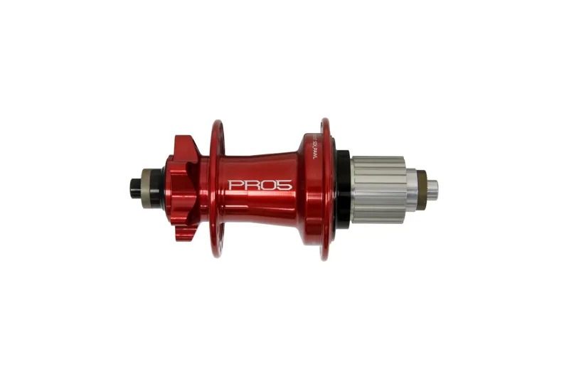 Hope Pro 5 28H 135mm QR 6-Bolt Rear Hub - Red