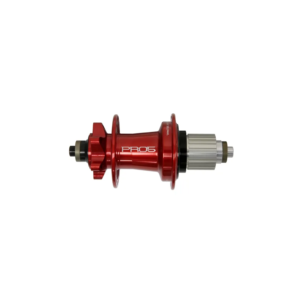 uPRISE Bikes Hope Pro 5 28H 135mm QR 6-Bolt Rear Hub - Red | Price match, 365 day return s, 18-Month Warranty, Finance Available & Free UK Delivery