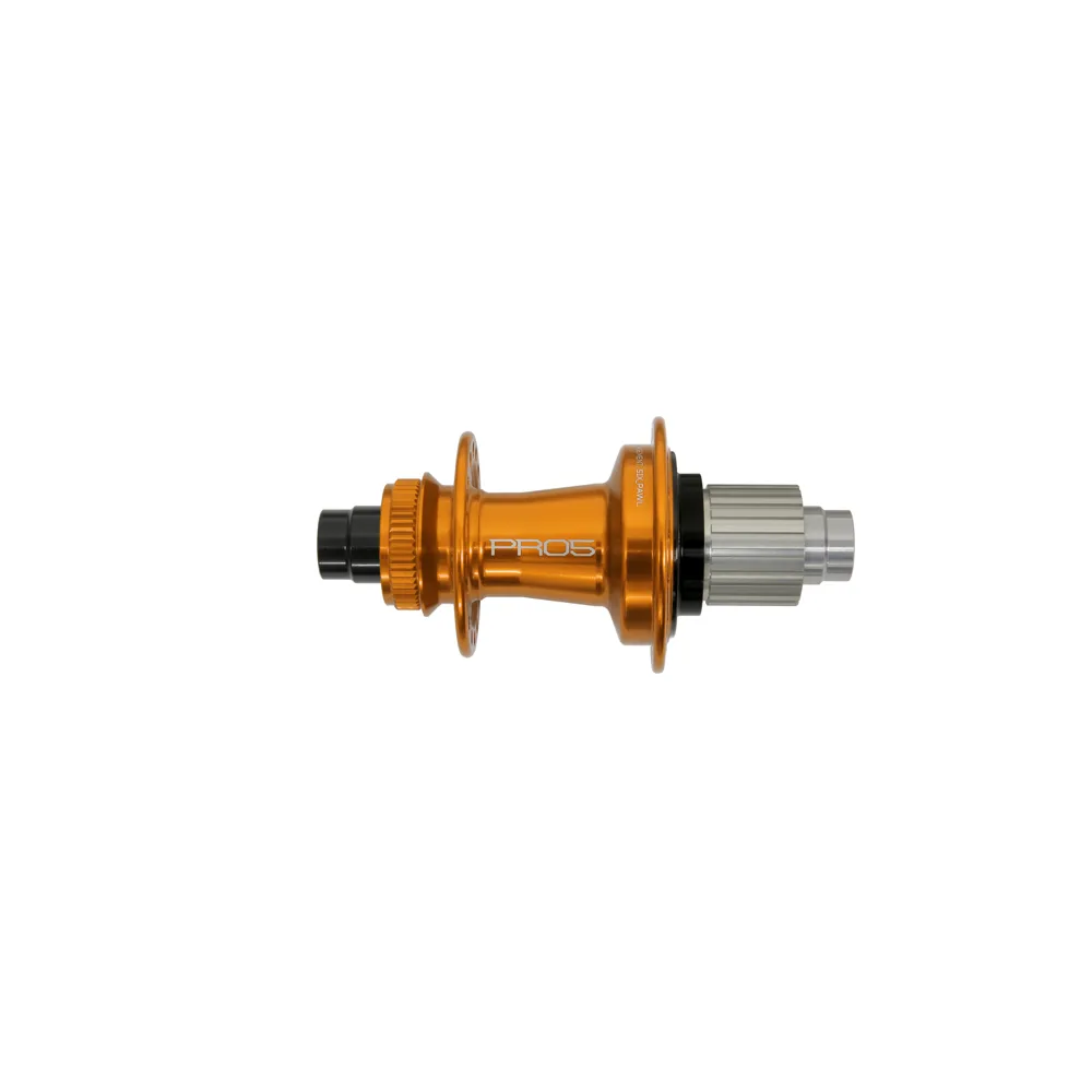 uPRISE Bikes Hope Pro 5 24H 142mm 12mm Center Lock Rear Hub - Orange | Price match, 365 day return s, 18-Month Warranty, Finance Available & Free UK Delivery