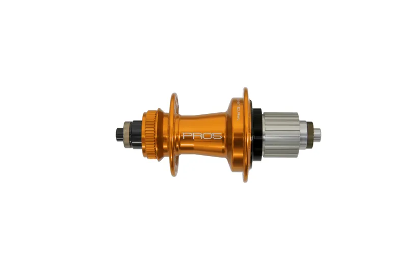 Hope Pro 5 28H 135mm 12mm Centre Lock Rear Hub - Orange