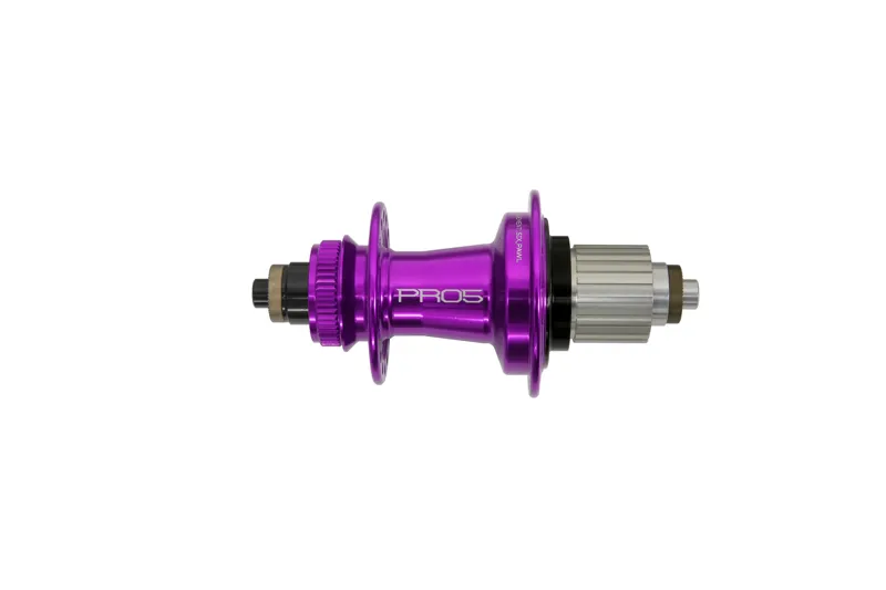 Hope Pro 5 24H 135mm QR Center Lock Rear Hub - Purple