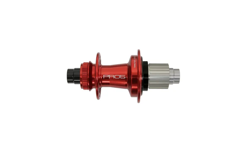 Hope Pro 5 24H 142mm 12mm Center Lock Rear Hub - Red