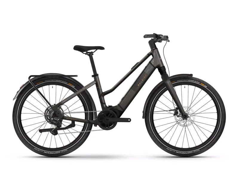 Raleigh Hockley Mid Step 2026 Electric Hybrid Bike - Coffee
