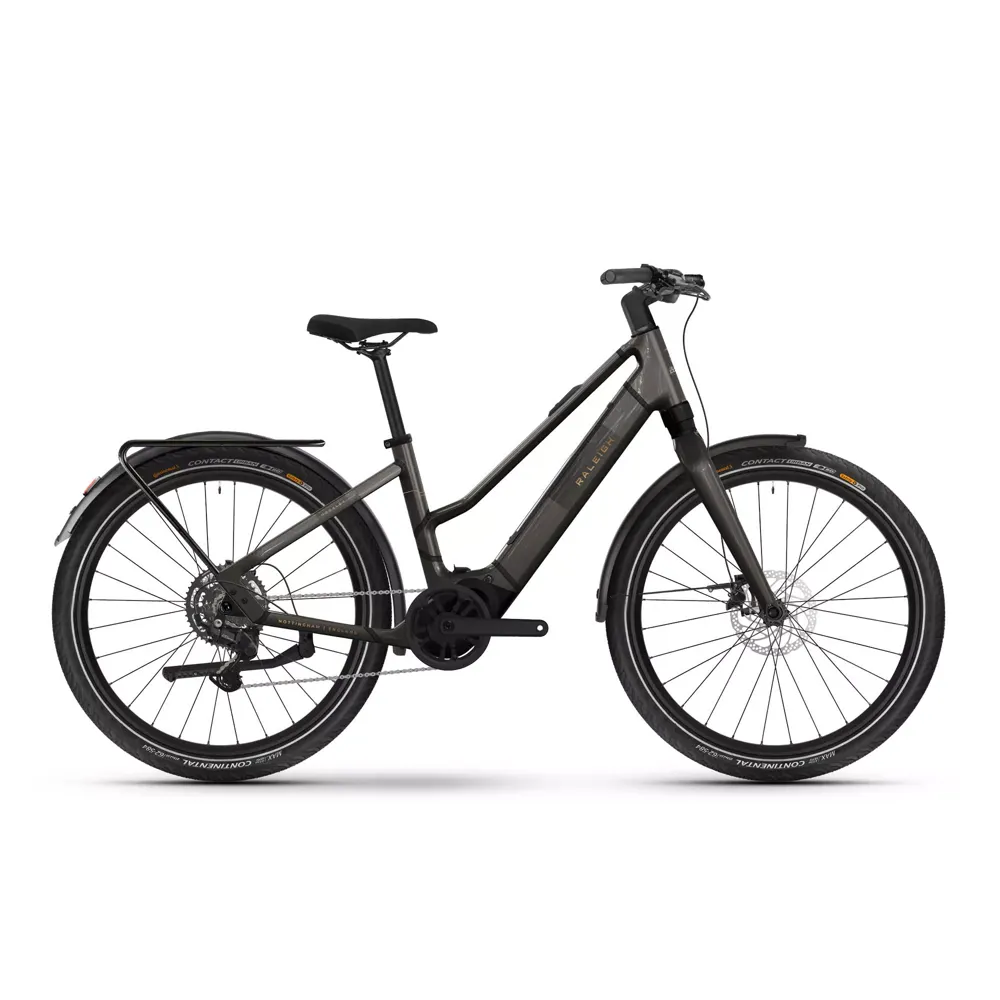 uPRISE Bikes Raleigh Hockley Mid Step 2026 Electric Hybrid Bike - Coffee | Price match, 365 day return s, 18-Month Warranty, Finance Available & Free UK Delivery