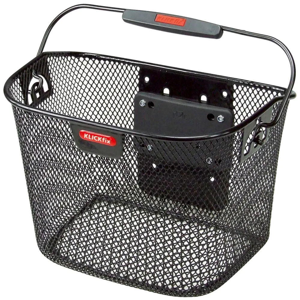 uPRISE Bikes Rixen-Kaul Mini Handlebar Basket -10 Litre - Black | Price match, 365 day return s, 18-Month Warranty, Finance Available & Free UK Delivery