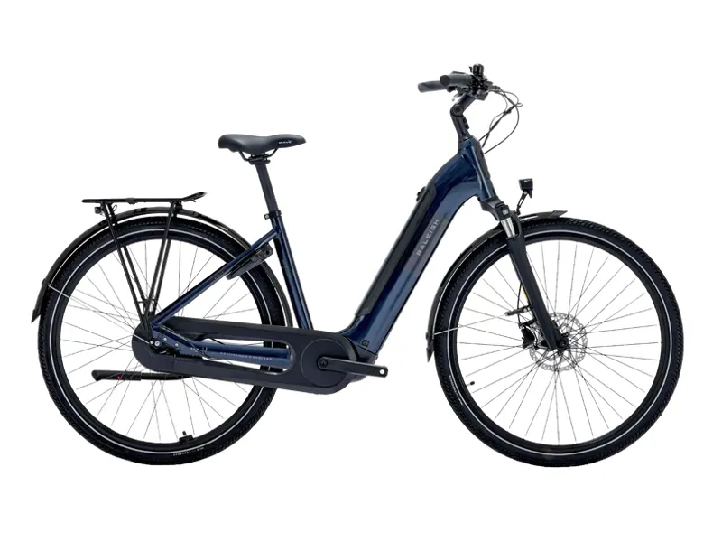 Raleigh Motus Hub Low Step 2026 Electric Hybrid Bike - Night Blue