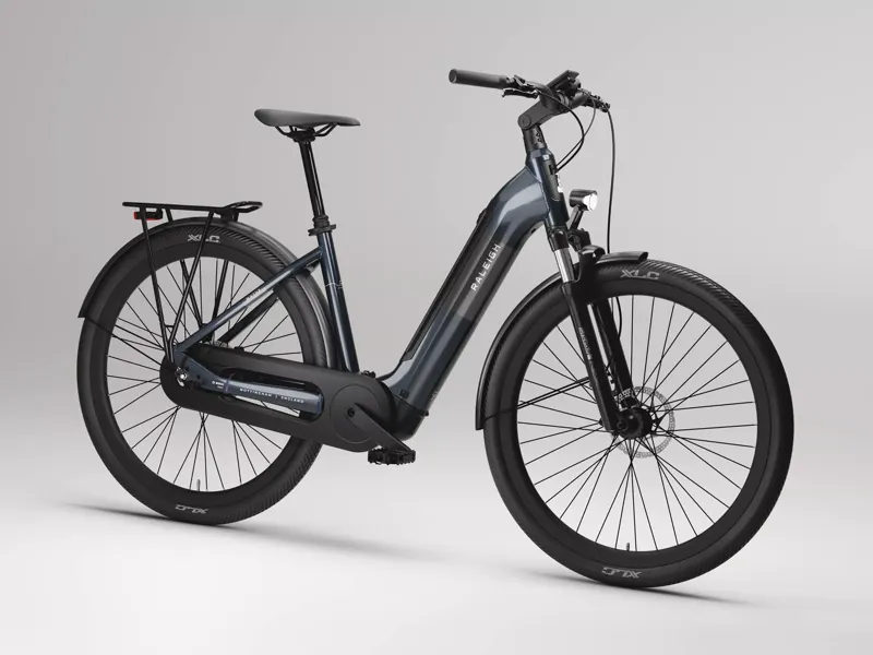 Raleigh Motus Hub Low Step 2026 Electric Hybrid Bike - Night Blue-1