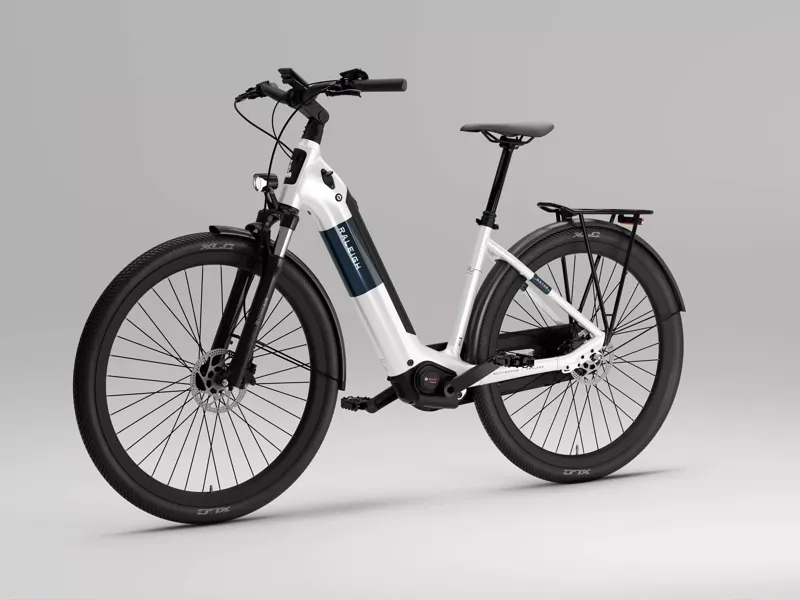 Raleigh Motus Hub Low Step 2026 Electric Hybrid Bike - Sparkling White-2