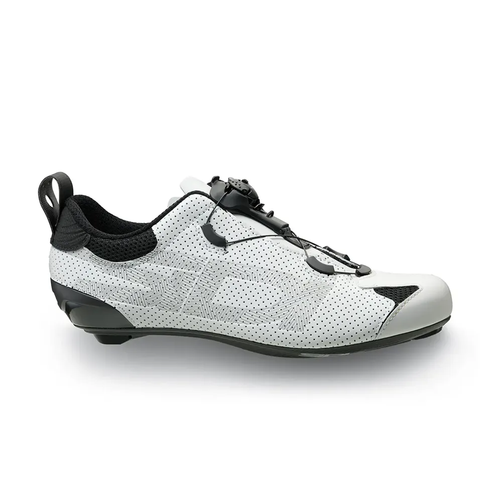 uPRISE Bikes Sidi Tri-Sixty Triathlon Shoes - White | Price match, 365 day return s, 18-Month Warranty, Finance Available & Free UK Delivery