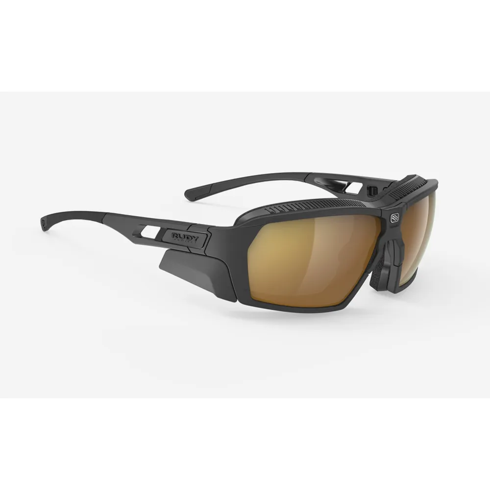 uPRISE Bikes Rudy Project Agent Q ImpactX PH Sunglasses - Black/2Laser Crimson | Price match, 365 day return s, 18-Month Warranty, Finance Available & Free UK Delivery