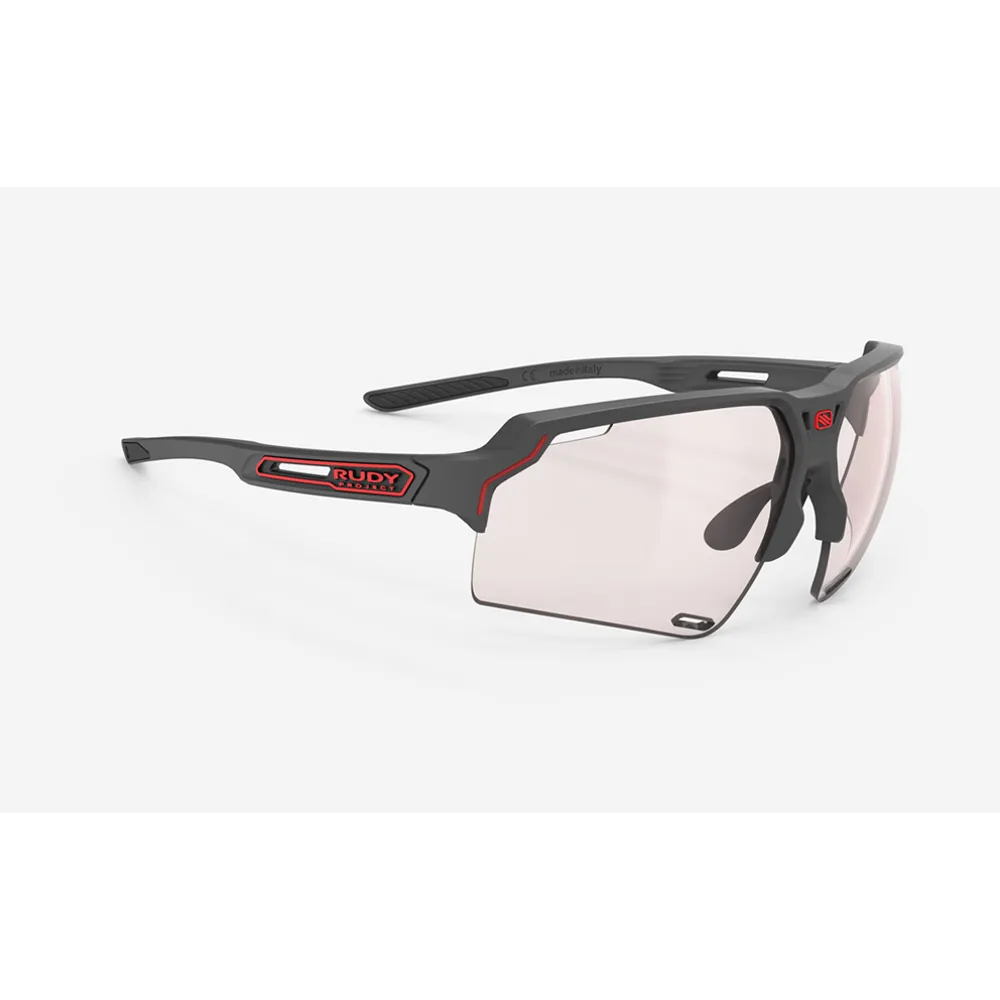 uPRISE Bikes Rudy Project Deltabeat ImpactX PH Sunglasses - Charcoal/2Red | Price match, 365 day return s, 18-Month Warranty, Finance Available & Free UK Delivery