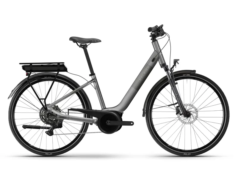 Raleigh Captus Low Step 2026 Electric Hybrid Bike - Platinum Chrome