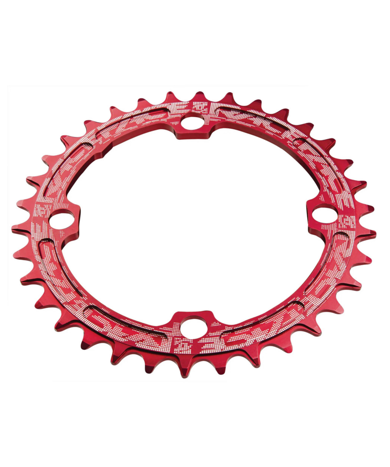 Race Face Narrow/Wide Single 104 BCD Chainring - Red