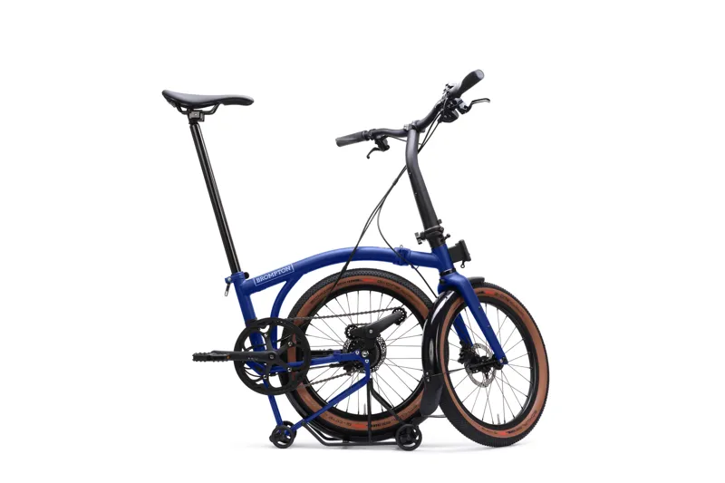 Brompton G Line 8 Speed SuperRoll+ 2027 Folding Bike - Brompton Blue-2