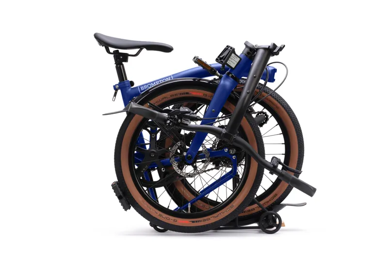 Brompton G Line 8 Speed SuperRoll+ 2027 Folding Bike - Brompton Blue-3