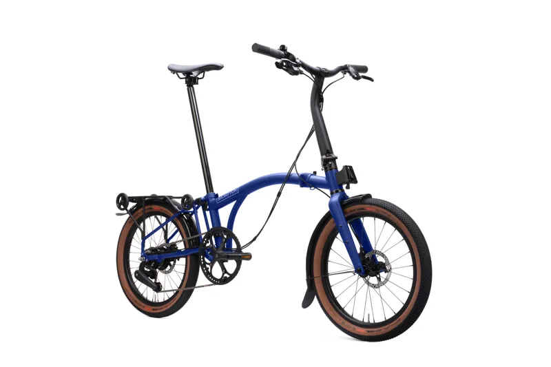 Brompton G Line 8 Speed SuperRoll+ 2027 Folding Bike - Brompton Blue-1