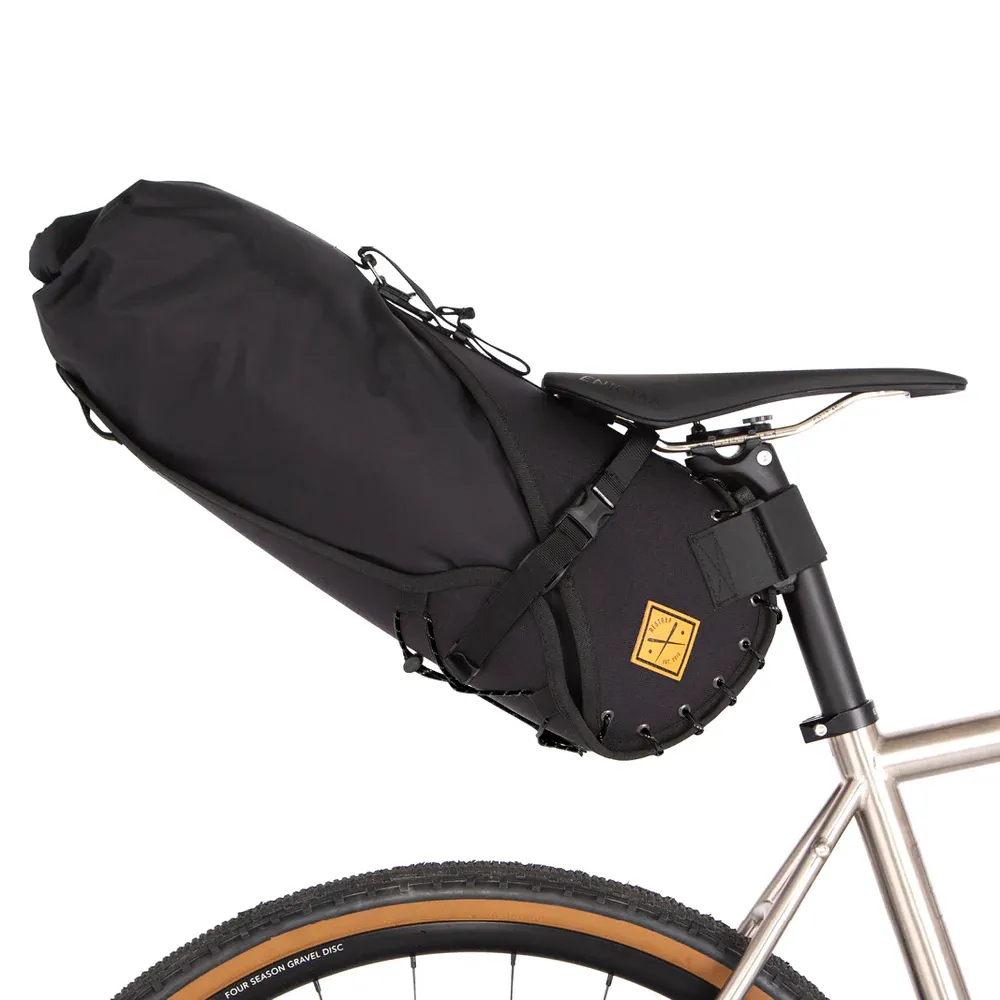 uPRISE Bikes Restrap Saddle Bag - 14 Litres - Black | Price match, 365 day return s, 18-Month Warranty, Finance Available & Free UK Delivery