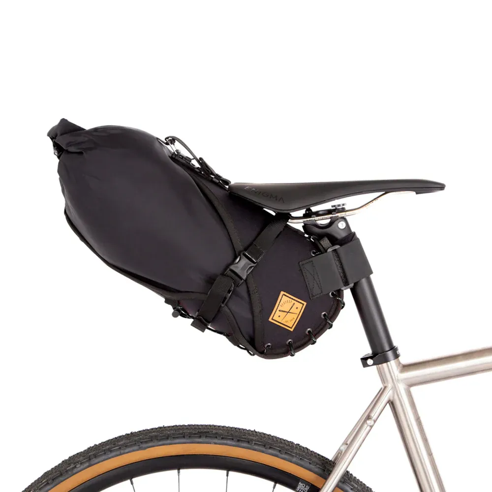 uPRISE Bikes Restrap Saddle Bag - 8 Litres - Black | Price match, 365 day return s, 18-Month Warranty, Finance Available & Free UK Delivery