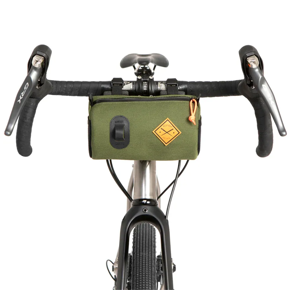 uPRISE Bikes Restrap Canister Handlebar Bag - 1.5 Litres - Olive | Price match, 365 day return s, 18-Month Warranty, Finance Available & Free UK Delivery