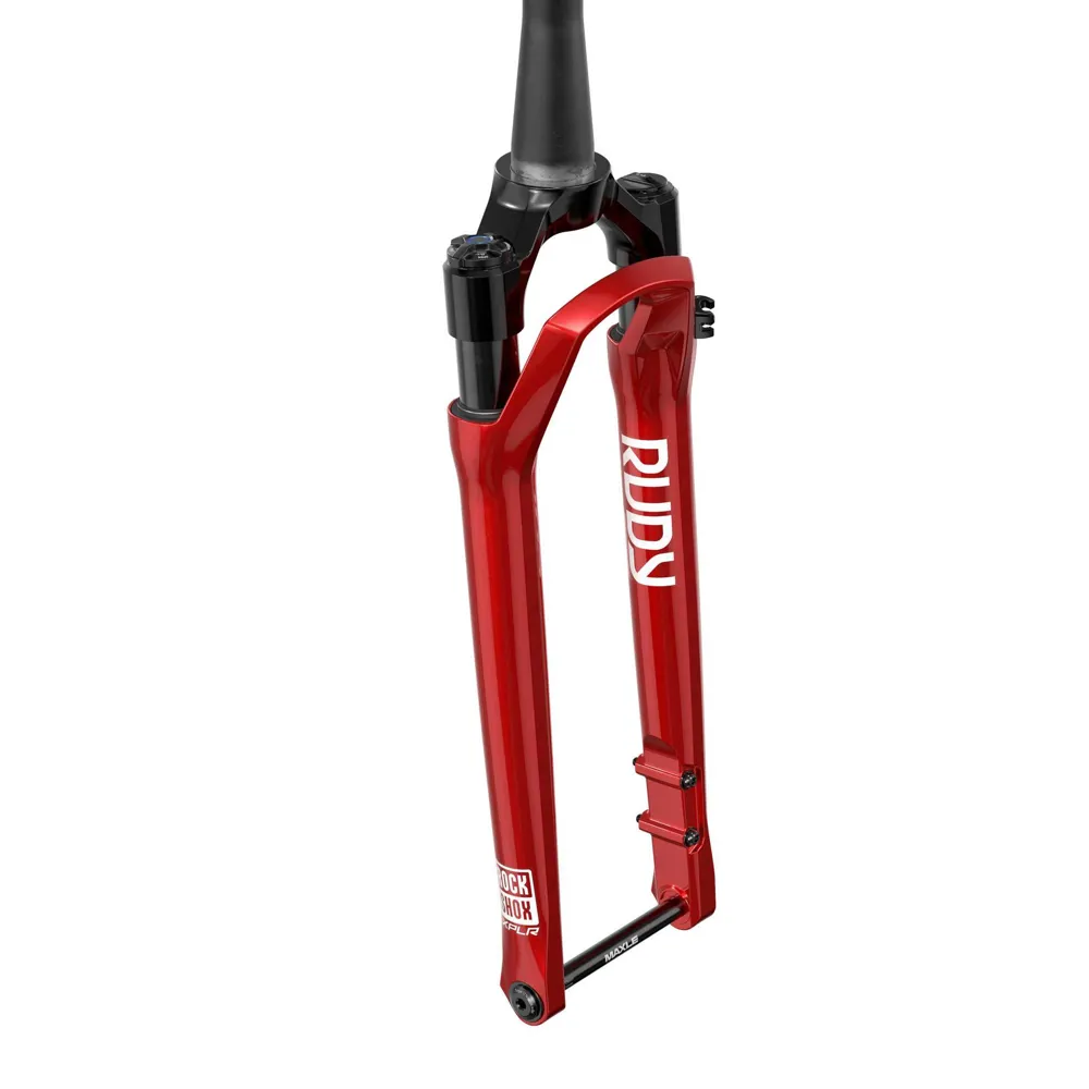 uPRISE Bikes Rockshox RockShox Rudy Ultimate Race Day 2 Crown 700C 12x100 Tapered Fork - Red | Price match, 365 day return s, 18-Month Warranty, Finance Available & Free UK Delivery