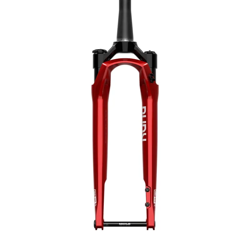 RockShox Rudy Ultimate Race Day 2 Crown 700C 12x100 Tapered Fork - Red-1