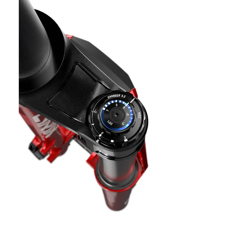 RockShox Lyrik Ultimate Charger 3.2 E1 29er MTB Fork - Electric Red-3