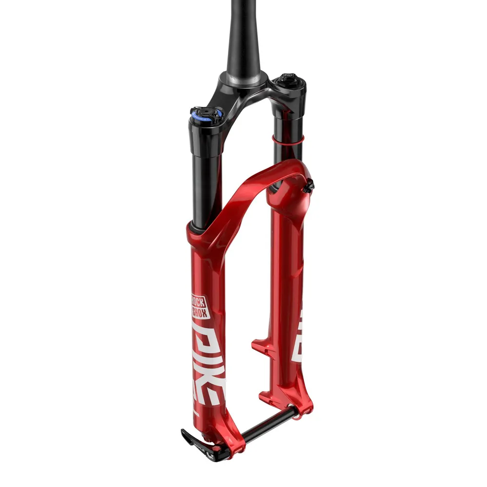 uPRISE Bikes Rockshox RockShox Pike DJ 26 15X100 Solo Air Crown Disc 15x100 100mm Fork - Red | Price match, 365 day return s, 18-Month Warranty, Finance Available & Free UK Delivery