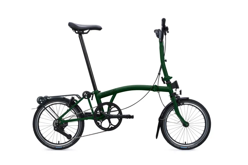 Brompton C Line 12-speed SuperRoll+ Mid Bar 2027 Folding Bike - Racing Green